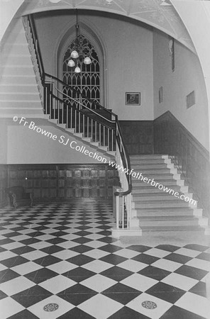 MOORE ABBEY AS CONVENT OF MARY IMMACULATE  THE STAIRCASE BY NIGHT